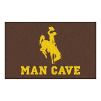 University of Wyoming Man Cave Rug - 5ft. x 8 ft.