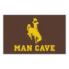 University of Wyoming Man Cave Rug - 5ft. x 8 ft.