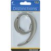 Hillman Distinctions 4 in. Silver Brushed Nickel Screw-On Number 9 1 pc (Pack of 3)