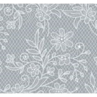 Contact 54-26802-20Y 54" X 60' White Lace Vinyl