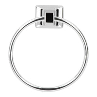 LDR Prestige Chrome Silver Towel Ring Metal