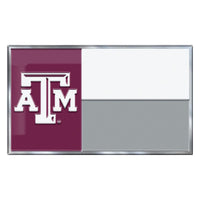 Texas A&M University State Flag Aluminum Emblem