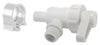 Flair-It PexLock 1/2 in. PEX X 3/8 in. Compression Plastic Angle Stop Valve