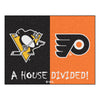 House Divided - Penguins/Flyers House Divided Rug