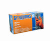 Gloveworks Nitrile Disposable Gloves X-Large Orange Powder Free 100 pk