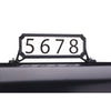 Architectural Mailboxes Black Plastic Manhattan Mailbox Name/Address Kit