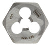 Irwin Hanson High Carbon Steel Metric Hexagon Die 8 - 1.25 mm 1 pc