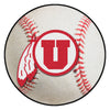 University of Utah Baseball Rug - 27in. Diameter