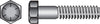 Hillman 7/16 in. D X 2-1/2 in. L Heat Treated Steel Hex Head Cap Screw 50 pk