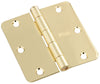 National Hardware 3-1/2 in. L Polished Brass Door Hinge 1 pk