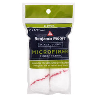 Benjamin Moore Microfiber 4 in. W X 3/8 in. S Mini Roller 2 pk (Pack of 12)