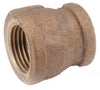 JMF 3/8 in. FPT x 1/8 in. Dia. MPT Yellow Brass Reducing Coupling (Pack of 5)