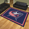 NHL - Columbus Blue Jackets 8ft. x 10 ft. Plush Area Rug