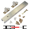 Johnson Hardware 100PD Aluminum Pocket Door Track and Hardware Kit