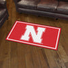 University of Nebraska 3ft. x 5ft. Plush Area Rug