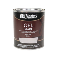 Old Masters Semi-Transparent Aged Oak Oil-Based Alkyd Gel Stain 1 qt