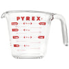 Pyrex 2 cups Glass Clear Measuring Cup (Pack of 6)