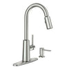 Moen Nori One Handle Stainless Steel Pull-Down Kitchen Faucet