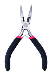 Home Plus 3 in. Carbon Steel Long Nose Pliers Black/Red 1 pk (Pack of 18)