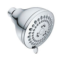 CHROME FOUR-FUNCTION 3.5" DIAMETER SPRAY HEAD STANDARD