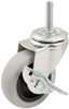 Titan 3 in. D Swivel Thermoplastic Rubber Caster 110 lb 1 pk