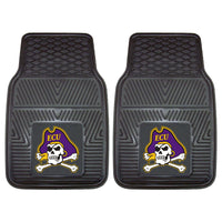 East Carolina University Heavy Duty Car Mat Set - 2 Pieces