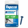 Tapcon 1-3/4 in. L Star Flat Head Concrete Screws 25 pk