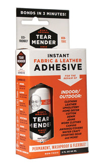 Tear Mender High Strength Liquid White Fabric & Leather Adhesive 2 oz