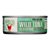 Natural Sea Wild Albacore Tuna, Salted, Solid White - Case of 12 - 5 OZ