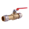 Shark Bite Brass Push Fit Ball Valve 3/4 in.