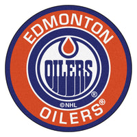 NHL - Edmonton Oilers Roundel Rug - 27in. Diameter