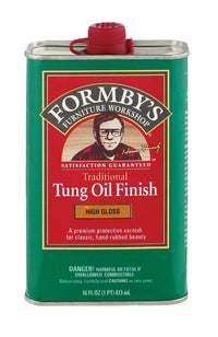 Formbys 30063 16 Oz High Gloss Tung Oil Finish (Pack of 6)