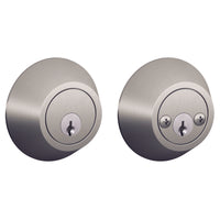 Schlage Satin Chrome Metal Double Cylinder Deadbolt