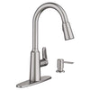 Moen Edwyn One Handle  Stainless Steel Pulldown Kitchen Faucet (Pack of 2)