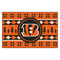 NFL - Cincinnati Bengals Holiday Sweater Rug - 19in. x 30in.