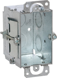 Raco 12-1/2 cu in Rectangle Steel 1 gang Switch Box Gray