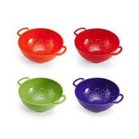 Farberware Assorted Color Plastic Dishwasher Safe Mini Colander 6 W in.