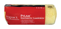 Linzer Impact Pylam Synthetic Lambskin 1-1/4 in. x 9 in. W Regular Paint Roller Cover 1 pk (Pack of 12)