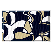 NFL - New Orleans Saints XFIT Rubber Scraper Door Mat