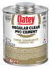 Oatey Clear Cement For PVC 32 oz