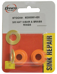 Danco 9/32 in. D Brass Cone Washer 2 pk