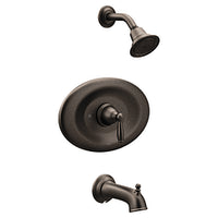 Oil rubbed bronze Posi-Temp(R) tub/shower