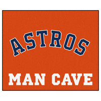 MLB - Houston Astros Script Man Cave Rug - 5ft. x 6ft.