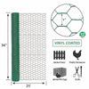 Garden Craft 36 in. H X 25 ft. L Steel Poultry Netting 1 in.