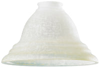 Westinghouse Wide Bell Wheat/White Glass Shade 1 pk