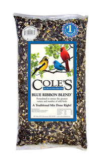 Cole's Blue Ribbon Blend Assorted Species Black Oil Sunflower Wild Bird Food 10 lb (Pack of 4)