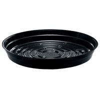 Curtis Wagner Plastics Corp BLK-810 10" Black Vinyl Plant Saucer (Pack of 25)