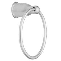 BRUSHED CHROME TOWEL RING