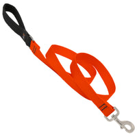 Lupine Pet Basic Solids Blaze Orange Blaze Orange Nylon Dog Leash