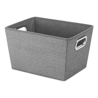 Whitmor 16 qt Gray Storage Bin 7.5 in. H X 13 in. W X 10 in. D Stackable